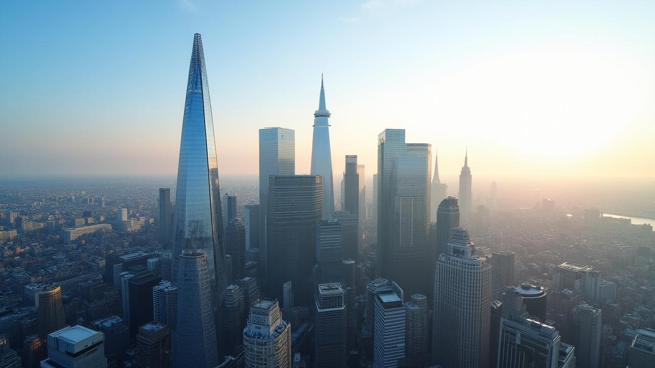 City of Cardiff financial district skyline