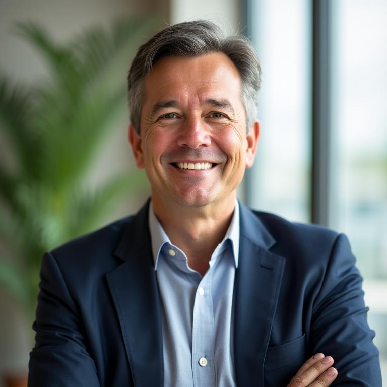 Charlotte Norris, interview coach, in a relaxed professional setting